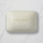 Lamarre Soap Co 5.3oz bar of Peppermint Natural Bar Soap with peppermint essential oils, shea butter and coconut oil on marble counter.
